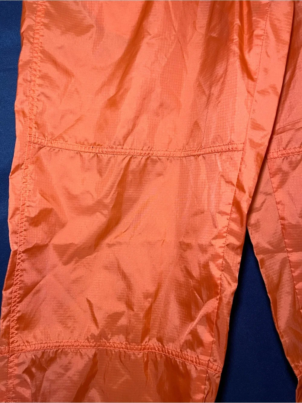 Authentic Y2K Champs Men's Orange Lightweight Windbreaker Jacket/pant set